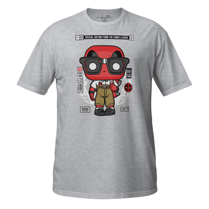 Deadpool Nerd Cotton Unisex T-Shirt