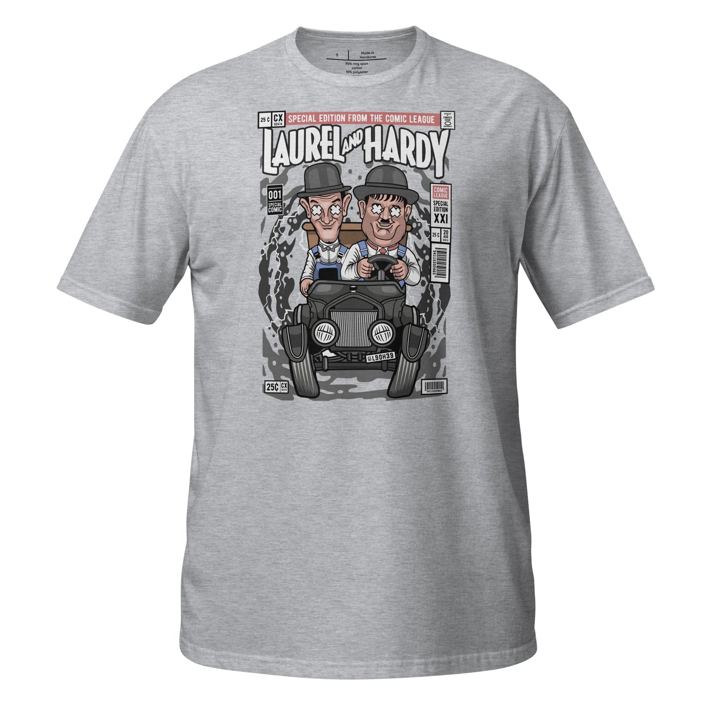 Laurel And Hardy Cotton Unisex T-Shirt