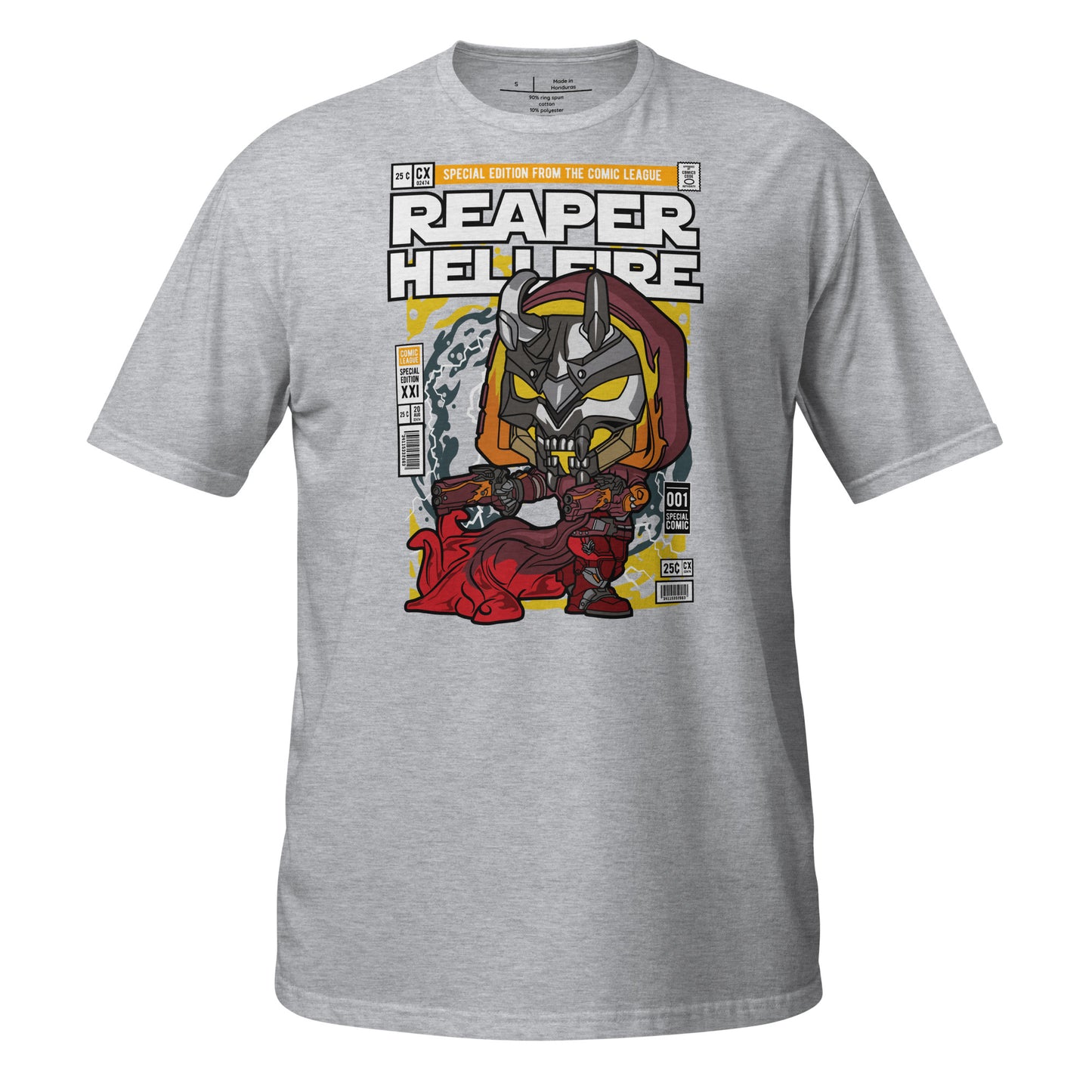 Reaper Hell Fire Cotton Unisex T-Shirt