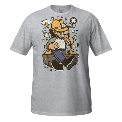 Wolf Gold Miner Cotton Unisex T-Shirt