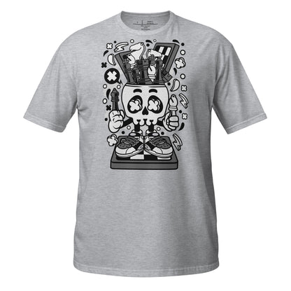 Skull & Chess Cotton Unisex T-Shirt