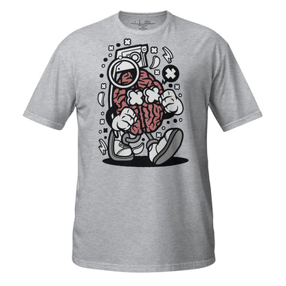 Grenade Brain Cotton Unisex T-Shirt