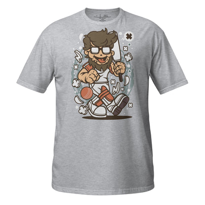 Hippie Hogan Cricketer Cotton Unisex T-Shirt