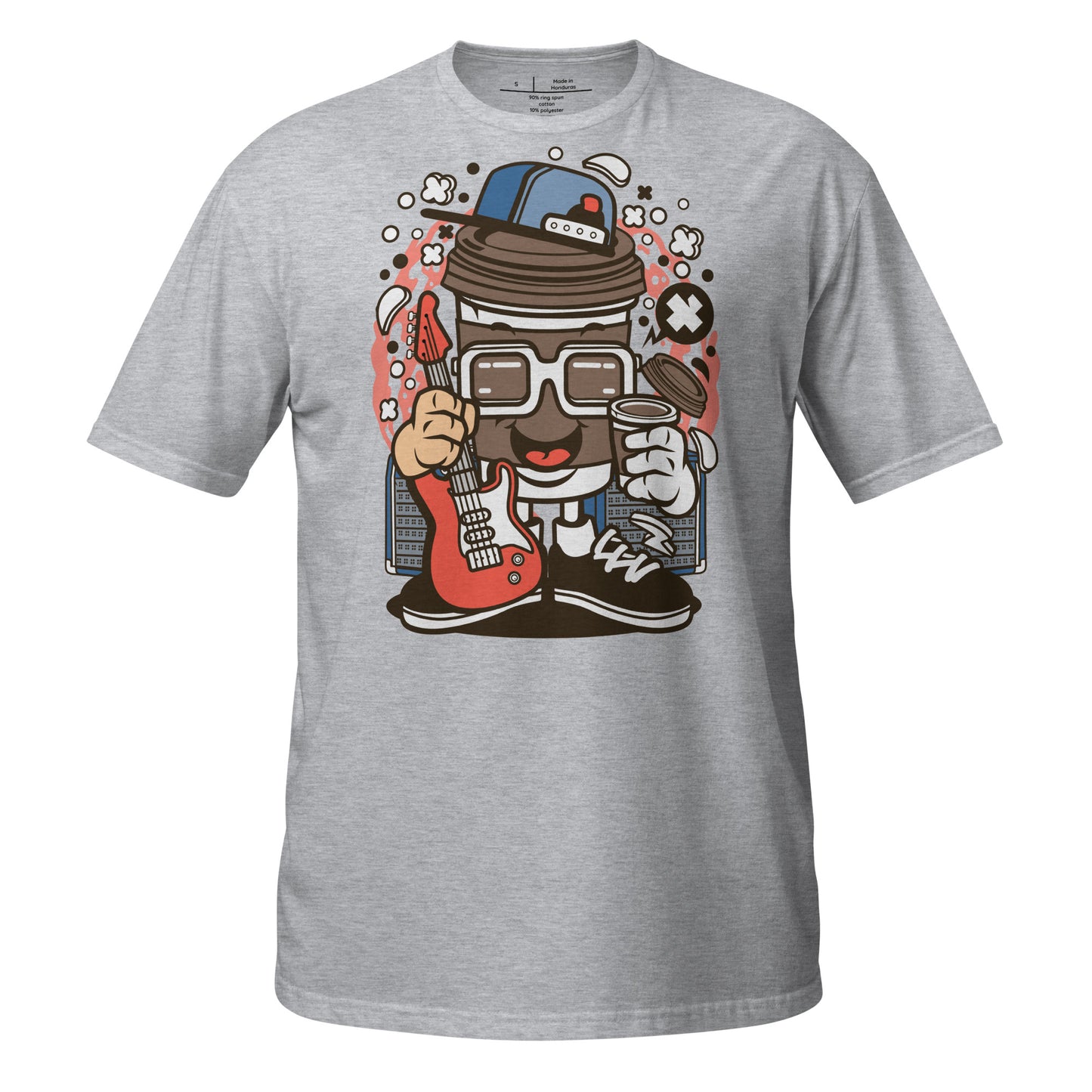 Coffee Rocker Cotton Unisex T-Shirt