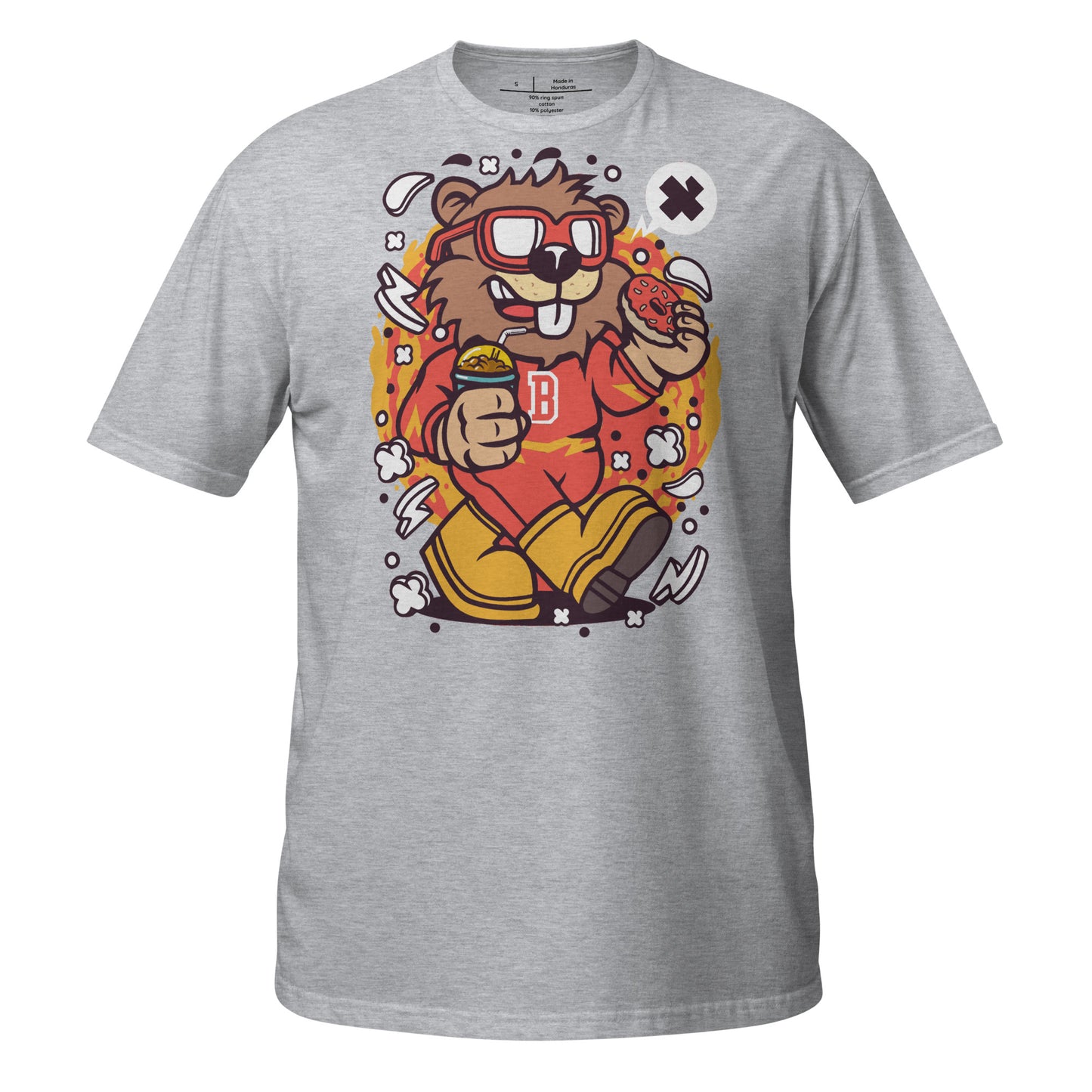 The Chillin Bam Bam Beaver Cotton Unisex T-Shirt