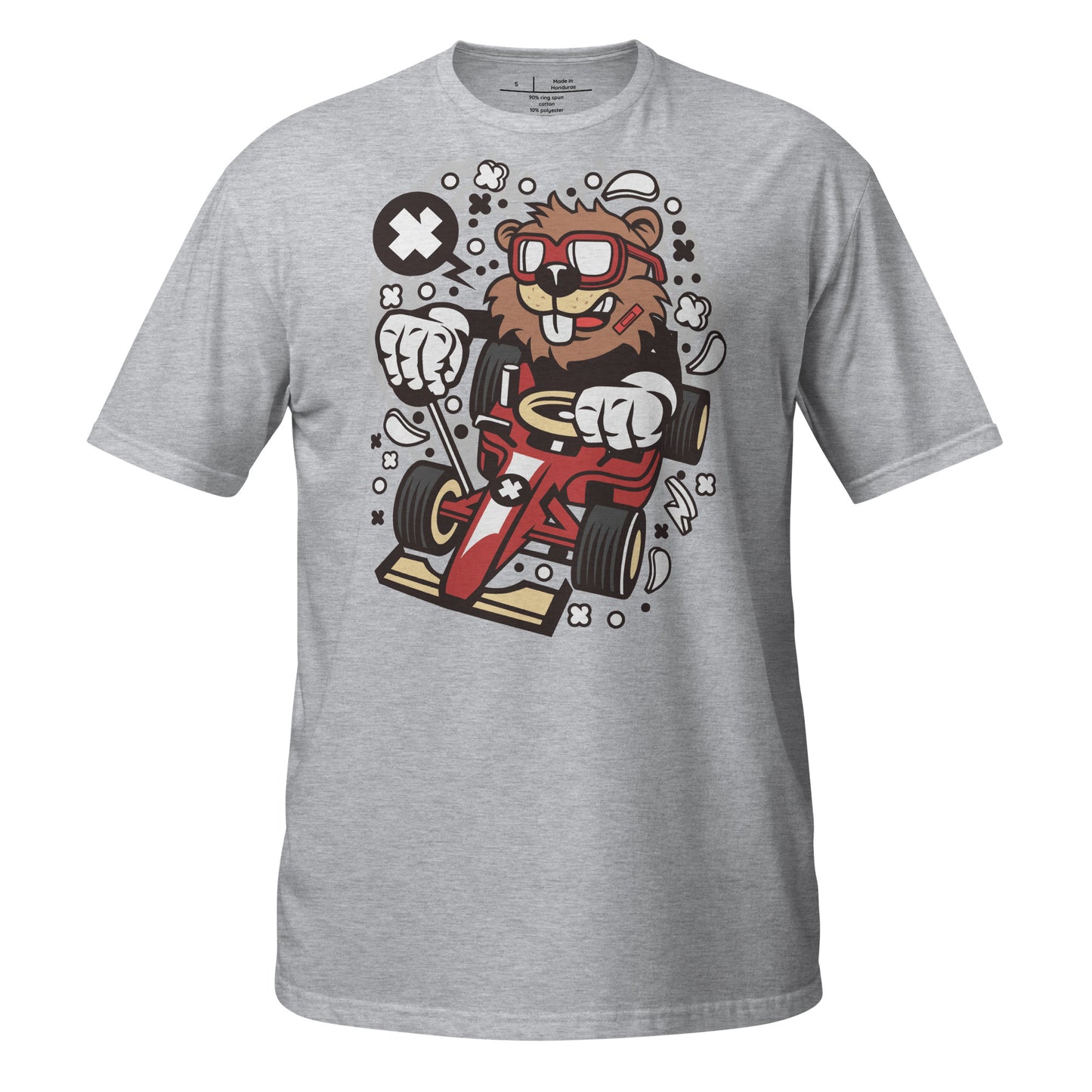 Bam Bam Beaver the Speedster Cotton Unisex T-Shirt