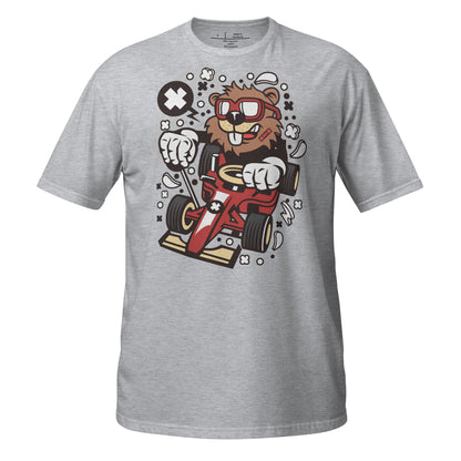 Bam Bam Beaver the Speedster Cotton Unisex T-Shirt