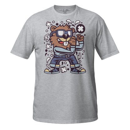 Bam Bam Beaver The Fighter Cotton Unisex T-Shirt