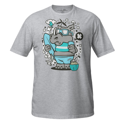 Magnus The Sufin Rhino Cotton Unisex T-Shirt