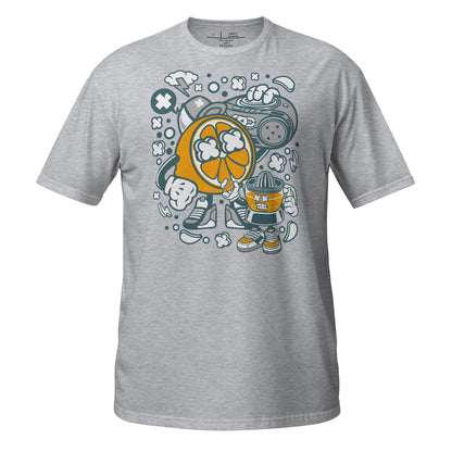 Orange Boombox Cotton Unisex T-Shirt