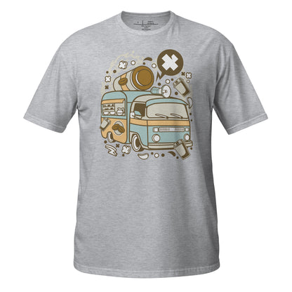 Coffee Wheelz Cotton Unisex T-Shirt