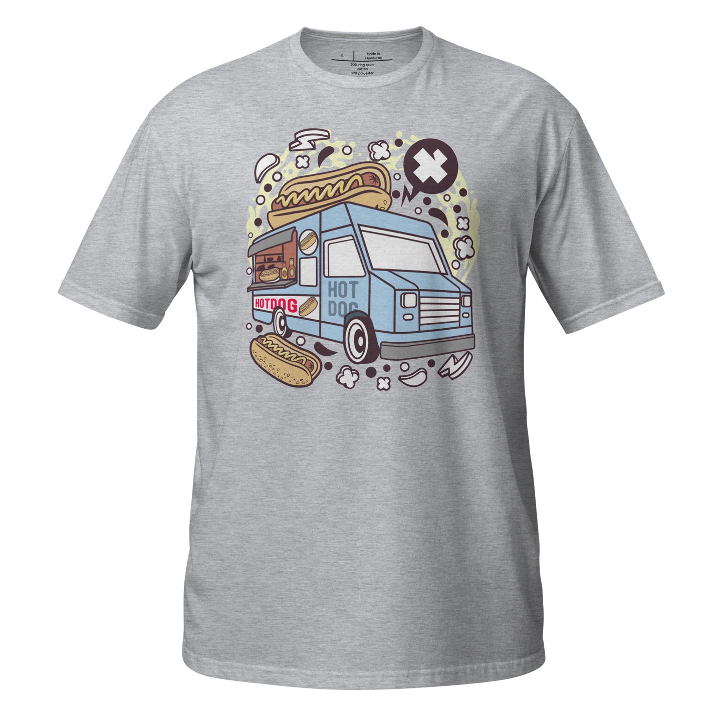 Hotdog Wheelz Cotton Unisex T-Shirt